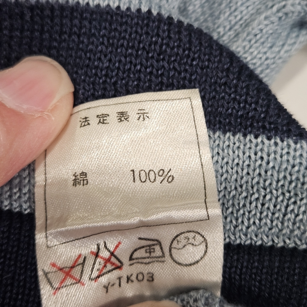 Christian Dior Navy Striped Women's Sweatshirt - Picture 7 of 11